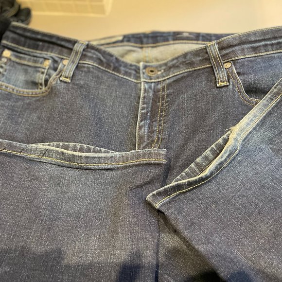 👖 GUC AG Adriano Goldschmied The Jessie Curvy Boot Cut Bootcut 32R Dark Wash Y2K - Picture 16 of 16